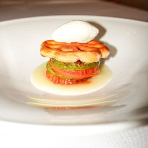 Tomate aliñado en su propio jugo