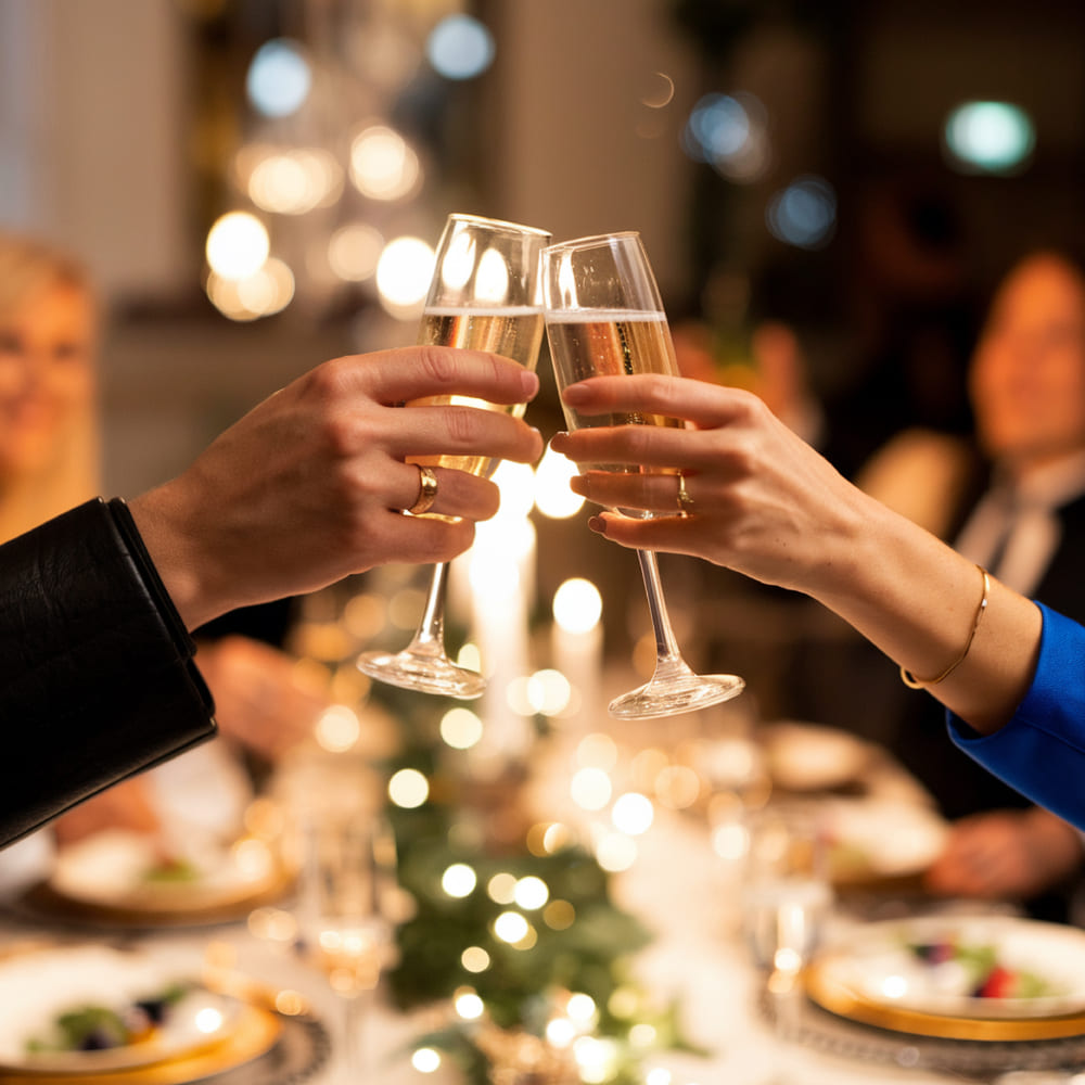 brindis en nochevieja restaurante abarra